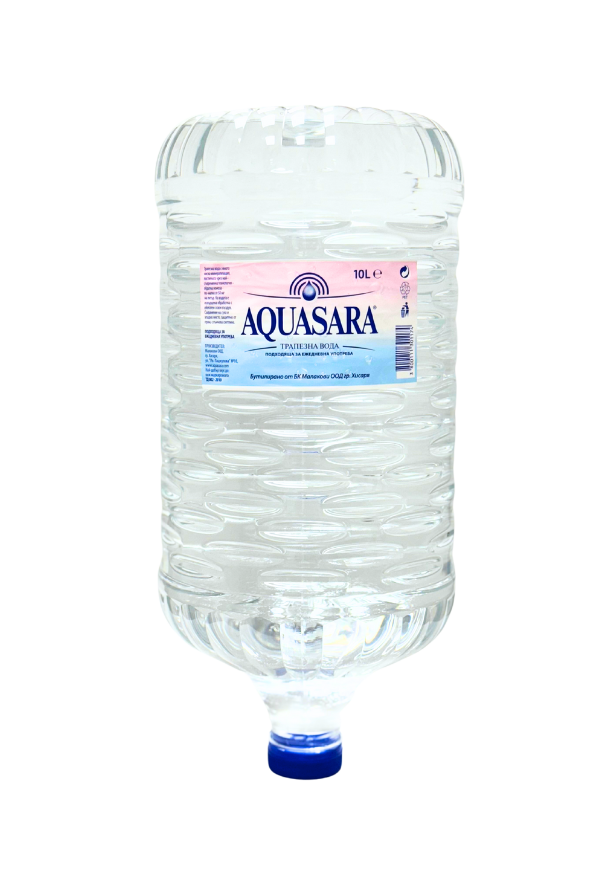 Трапезна вода "Аквасара" 10л. - еднократна опаковка